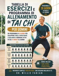 Tabella Di Esercizi E Programma Di Allenamento Di Tai Chi Per Uomini: Un Programma Di 28 Giorni Per Sviluppare Forza, Ripristinare L'equilibrio E Rima cover