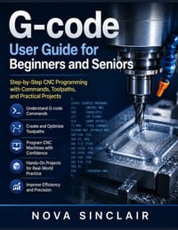 G-code User Guide for Beginners and Seniors: Step-by-Step CNC Programming with Commands, Toolpaths, and Practical Projects cover
