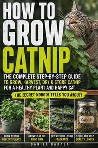 How To Grow Catnip: A Practical Guide to Growing Healthy Herbs From Seed, Containers & Cuttings, With Simple Care, Harvesting, Drying, Storage and Tip cover
