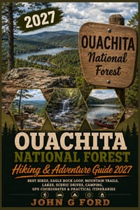 Ouachita National Forest Hiking & Adventure Guide 2027: Best Hikes, Eagle Rock Loop, Mountain Trails, Lakes, Scenic Drives, Camping, GPS Coordinates & cover