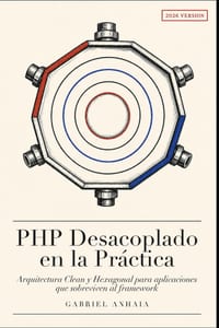 PHP Desacoplado en la Práctica: Arquitectura Clean y Hexagonal para aplicaciones que sobreviven al framework cover