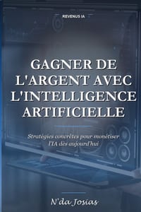 Gagner de l'Argent avec l'Intelligence Artificielle: 50 Méthodes Concrètes pour Créer des Revenus, Lancer un Business et Exploiter l'IA cover