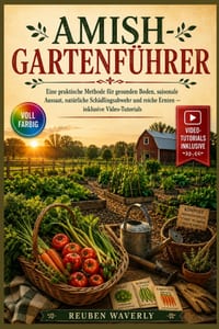 Amish- Gartenführer: Eine praktische Methode für gesunden Boden, saisonale Aussaat, natürliche Schädlingsabwehr und reiche Ernten - inklusive Video-Tu cover