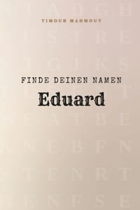 Finde Deinen Namen Eduard: Ein Rätselbuch der besonderen Art - dein Name ist der Schlüssel cover