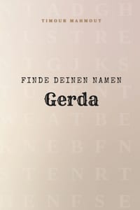 Finde Deinen Namen Gerda: Ein Rätselbuch der besonderen Art - dein Name ist der Schlüssel cover