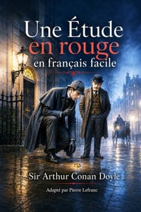 Une étude en rouge en Français Facile: French Graded Reader A2 - Learn French Through a Sherlock Holmes Story cover