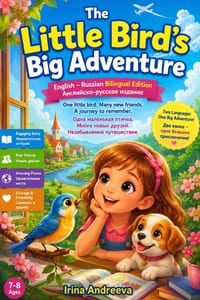 The Little Bird's Big Adventure: English- Russian Bilingual Edition cover