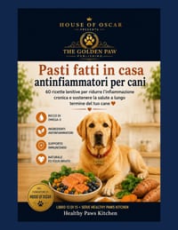 Pasti fatti in casa antinfiammatori per cani: 60 ricette lenitive per ridurre l'infiammazione cronica e sostenere la salute a lungo termine del tuo ca cover