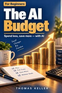 The AI Budget: Track Spending, Cancel Subscriptions, and Cut Your Bills with AI - A Step-by-Step Guide to Saving Money cover