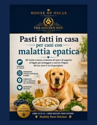 Pasti fatti in casa per cani con malattia epatica: 60 ricette a basso contenuto di rame e di supporto al fegato per proteggere e nutrire il fegato del cover