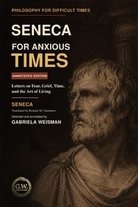 Seneca: FOR ANXIOUS TIMES: Letters on Fear, Grief, Time, and the Art of Living cover