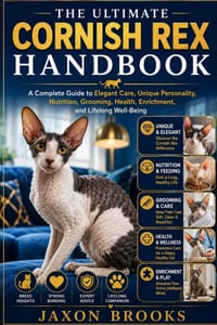 The Ultimate Cornish Rex Handbook: A Complete Guide to Elegant Care, Unique Personality, Nutrition, Grooming, Health, Enrichment, and Lifelong Well-Be cover