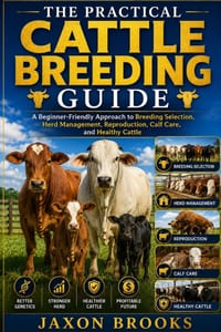 The Practical Cattle Breeding Guide: A Beginner-Friendly Approach to Breeding Selection, Herd Management, Reproduction, Calf Care, and Healthy Cattle cover
