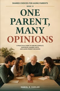 One Parent, Many Opinions: A Practical Guide to Sibling Conflict, Fair Roles, Shared Costs, and Aging-Parent Decisions cover