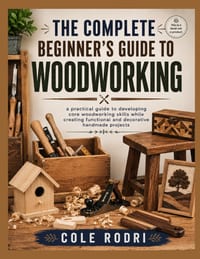 The Complete Beginner's Guide to Woodworking: a practical guide to developing core woodworking skills while creating functional and decorative handmad cover