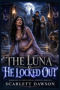 The Luna He Locked Out: Marriage-in-Crisis Grovel Werewolf Romance cover