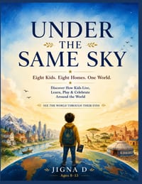 Under the Same Sky: Eight Kids, Eight Homes, One World: Discover How Children Live, Learn, Play, and Celebrate Around the World - An Interactive Geogr cover