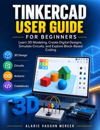 Tinkercad User Guide for Beginners: Learn 3D Modeling, Create Digital Designs, Simulate Circuits, and Explore Block-Based Coding cover
