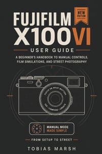 Fujifilm X100vi User Guide: A Beginner's Handbook to Mastering Manual Controls, Film Simulations and Everyday Street Photography cover