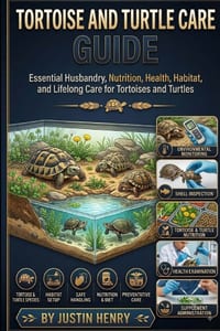 Tortoise and Turtle Care Guide: Essential Husbandry, Nutrition, Health, Habitat, and Lifelong Care for Tortoises and Turtles cover