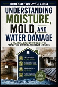 Understanding Moisture, Mold, and Water Damage: A Practical Homeowner's Guide to Prevention, Detection, and Smart Decisions cover