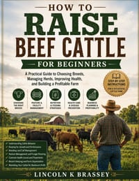 How to Raise Beef Cattle for Beginners: A Practical Guide to Choosing Breeds, Managing Herds, Improving Health, and Building a Profitable Farm cover