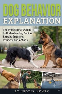 Dog Behavior Explanation: Understanding Canine Signals, Emotions, Instincts, and Actions cover