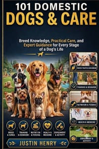 101 Domestic Dogs and Care: Breed Knowledge, Practical Care, and Expert Guidance for Every Stage of a Dog's Life cover
