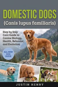 Domestic Dogs (Canis lupus familiaris): Step by Step Care Guide to Canine Biology, Health, Behavior, and Evolution cover