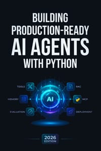 Building Production-Ready AI Agents with Python: From Prototype to Production: Design, Test, Secure, Deploy, and Scale LLM Agents with Tools, RAG, MCP cover