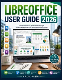Libreoffice User Guide 2026: Learn Essential Office Skills Through Practical Lessons, and Time-Saving Techniques cover