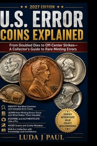 U.S. Error Coins Explained 2027 Edition: From Doubled Dies to Off-Center Strikes-A Collector's Guide to Rare Minting Errors cover