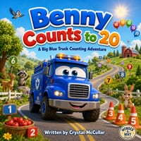 Benny Counts to 20: A Big Blue Truck Counting Adventure cover