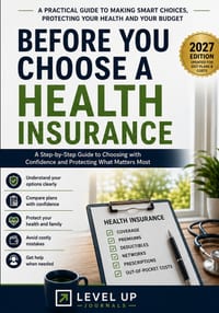 Before You Choose a Health Insurance Plan: 2027 Edition: A Practical Guide to Premiums, Deductibles, Networks, Prescriptions, HSAs, Marketplace Plans, cover