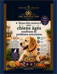 Repas faits maison pour chiens âgés souffrant de problèmes articulaires: 60 recettes anti-inflammatoires riches en oméga-3 et en glucosamine pour soul cover