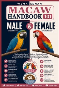 Macaw Handbook 101: The Complete Owner's Guide to Choosing, Raising, Training, Feeding, Understanding Behavior, Providing Exceptional Care, and Buildi cover