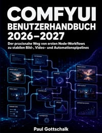 ComfyUI Benutzerhandbuch 2026-2027: Der praxisnahe Weg von ersten Node-Workflows zu stabilen Bild-, Video- und Automationspipelines cover