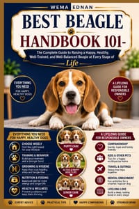 Beagle Handbook 101: The Complete Guide to Raising a Happy, Healthy, Well-Trained, and Well-Balanced Beagle at Every Stage of Life cover