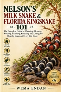 Nelson's Milk Snake & Florida Kingsnake 101: The Complete Guide to Choosing, Housing, Feeding, Handling, Breeding, and Caring for Healthy Snakes at Ev cover