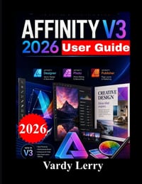 AFFINITY V3 2026 User Guide: A Step-by-Step Beginner's Manual to Vector Design, Photo Editing, Layout, and Creative Workflows cover
