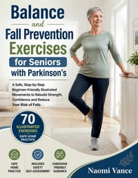 Balance and Fall Prevention Exercises for Seniors with Parkinson's: A Safe, Step-by-Step Beginner-Friendly Illustrated Movements to Rebuild Strength, cover