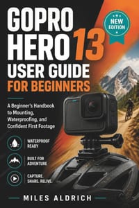 Gopro Hero 13 User Guide for Beginners: Step-by-Step Setup, Settings and Filming Techniques for Your New Action Camera cover