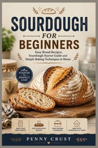 Sourdough for Beginners: Easy Bread Recipes, Sourdough Starter Guide and Simple Baking Techniques at Home cover