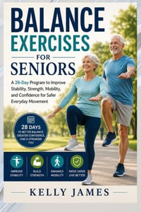 Balance Exercises for Seniors: A 28-Day Program to Improve Stability, Strength, Mobility, and Confidence for Safer Everyday Movement cover
