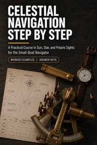 Celestial Navigation Step by Step: A Practical Course in Sun, Star, and Polaris Sights for the Small-Boat Navigator cover