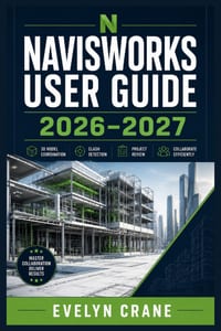 Navisworks User Guide 2026-2027: Hands-On BIM Coordination, Clash Detection, 4D Simulation, Quantification, Model Review, and Construction Workflow Sk cover
