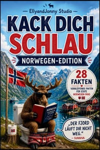 Kack dich schlau - Norwegen-Edition: 28 kuriose Fakten über Norwegen, Wikinger, Fjorde und Nordlichter - unnützes Wissen zum Staunen und Weitererzähle cover