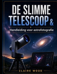 DE SLIMME TELESCOOP & Handleiding voor astrofotografie: Complete Installatie- En Beeldvormingshandleiding Voor Zwo Seestar S50, Dwarf 3, Unistellar En cover