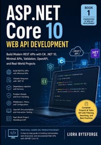 ASP.NET Core 10 Web API Development: Build Modern REST APIs with C#, .NET 10, Minimal APIs, Validation, OpenAPI, and Real-World Projects. cover