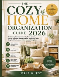 The Cozy Home Organization Guide 2026: Decluttering Strategies, Room-by-Room Systems, Storage Solutions, Seasonal Cleaning, Small-Space Ideas, Simplif cover